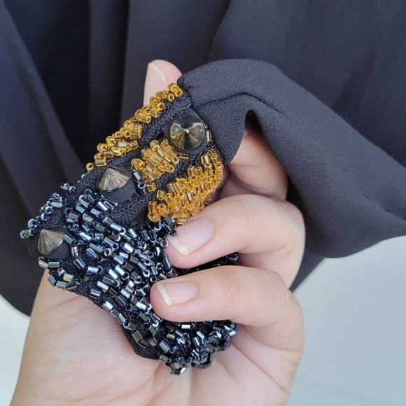 ASTR the Label Surplice Beaded Cuff Blouse - Picture 4 of 11